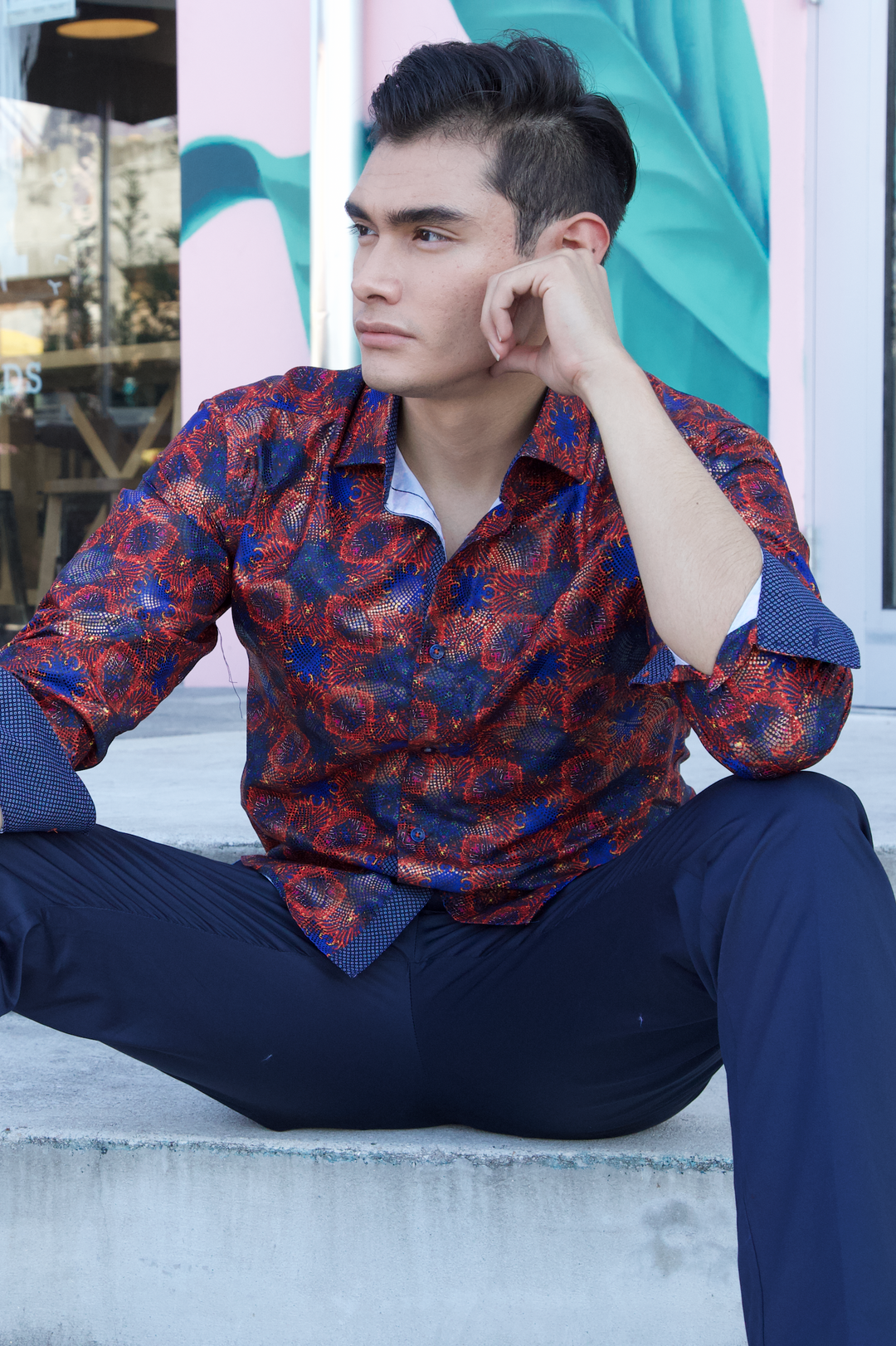 mens red long sleeve dress shirt Men's Long Sleeve Work Shirt | Red Kap