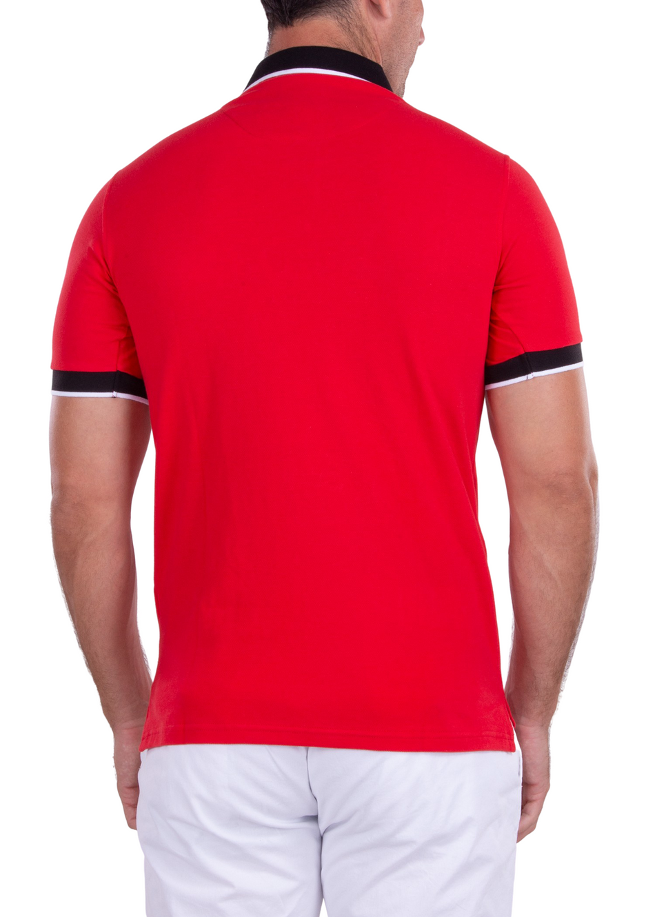 Men's Essentials Red Short Sleeve Polo Shirt