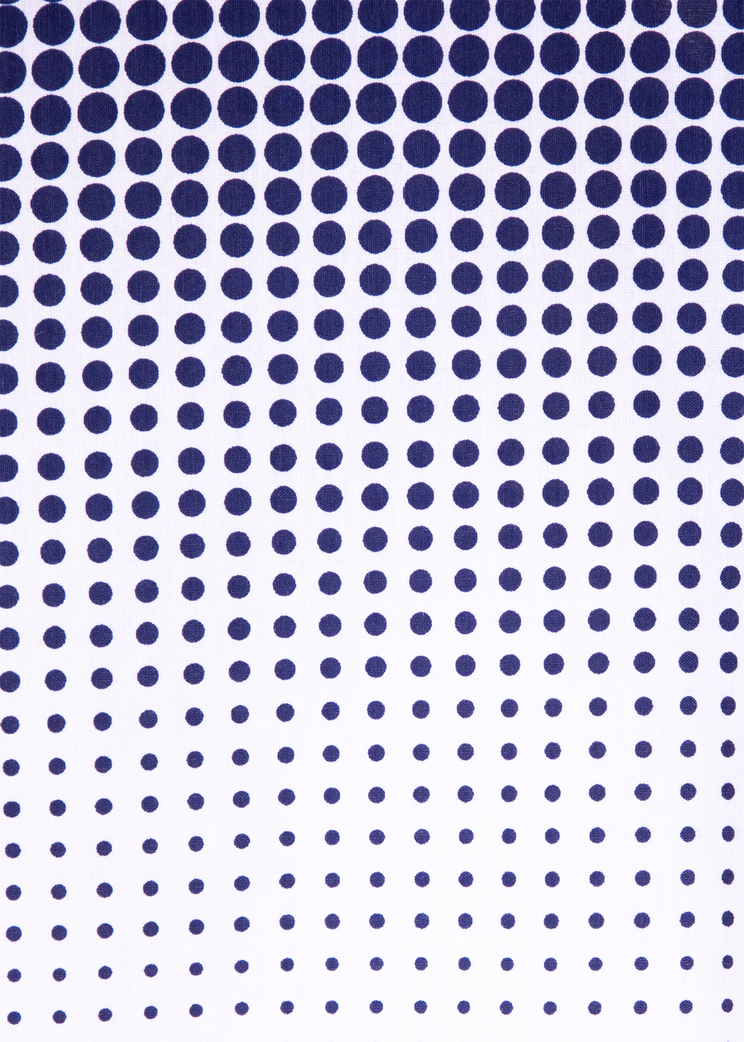 Halftone Effect White Button Up Long Sleeve Dress Shirt