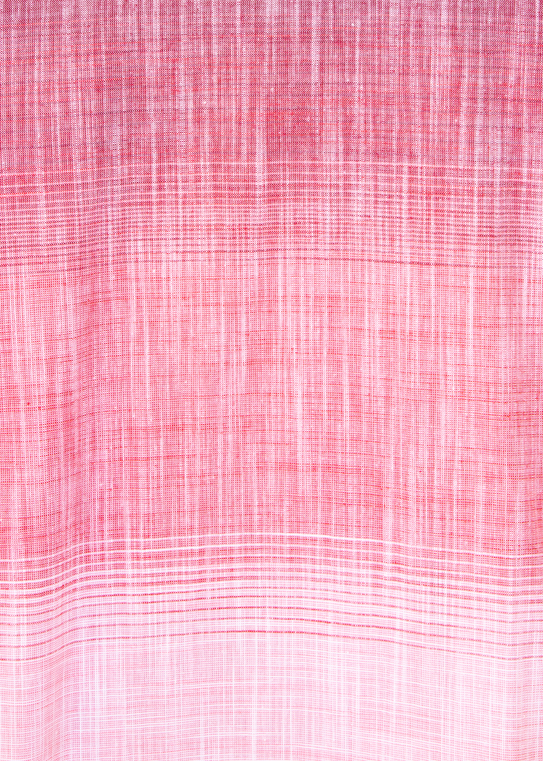 Red Gradient Linen Button Up Long Sleeve