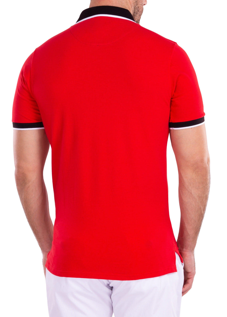 Men's Essentials Short Sleeve Polo Shirt Solid Red