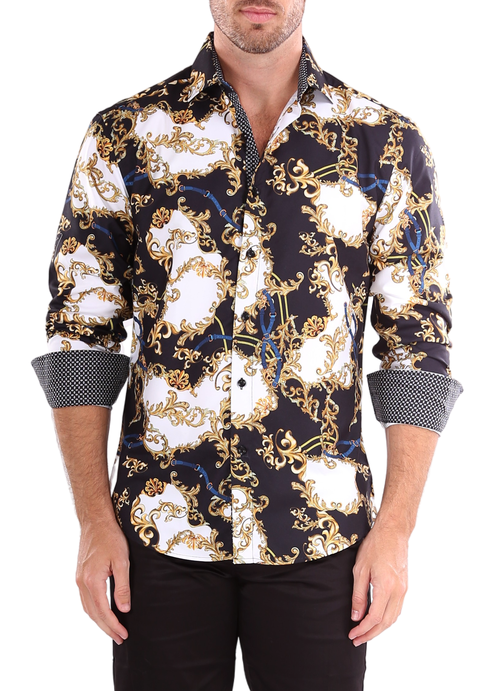 Versace long sales sleeve dress shirt