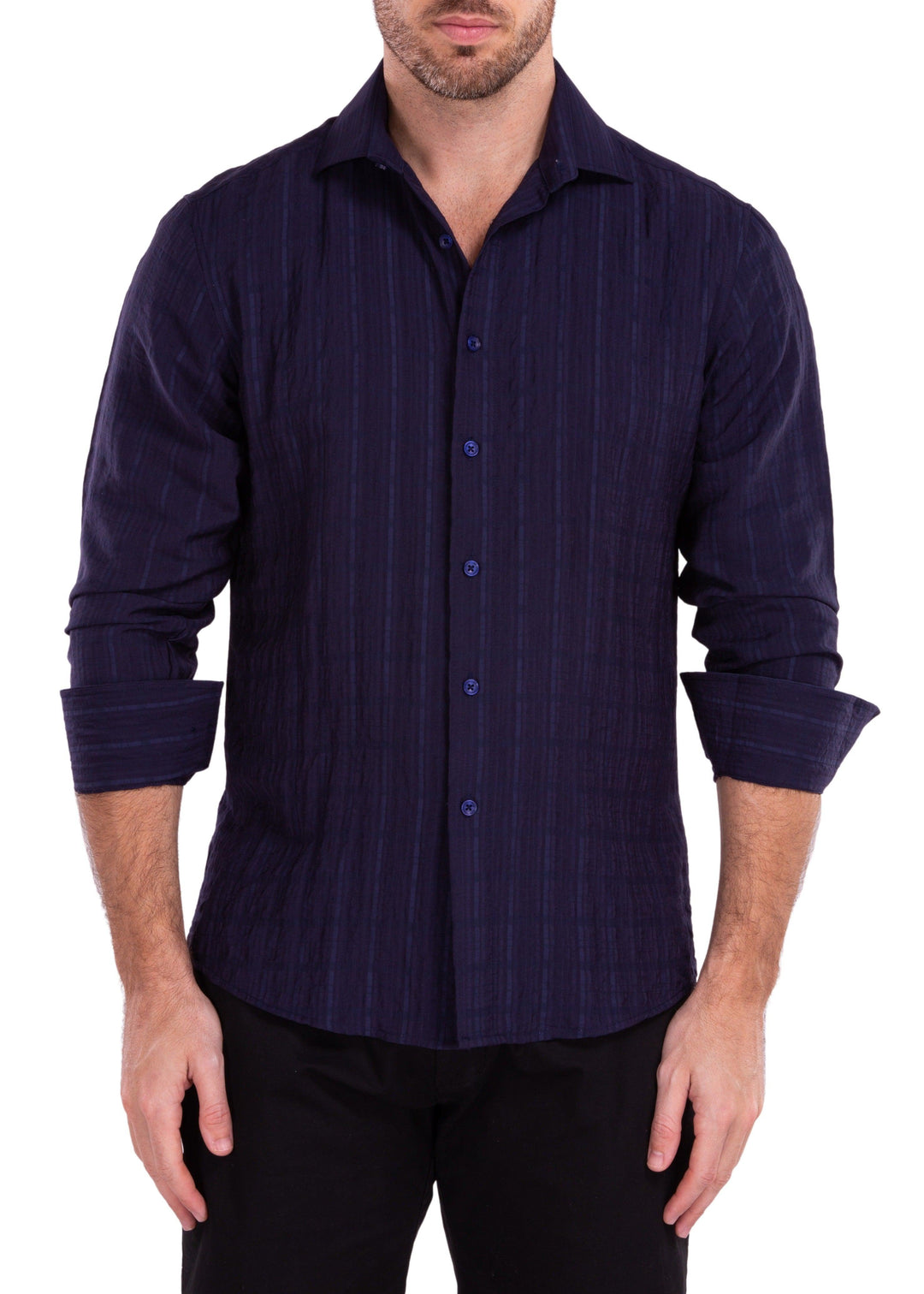 BeSpoke Mens Fancy Wrinkle Look Long