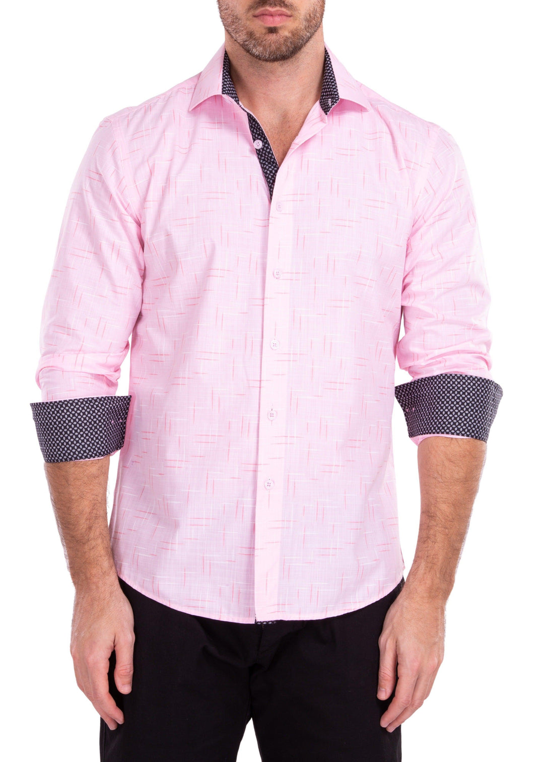 BeSpoke Mens 100^ Cotton Fancy Print - Men's Clothing NYC 3XLarge / Pink BeSpoke Mens 100^ Cotton Fancy Print - Men's Clothing NYC 3XLarge / Pink