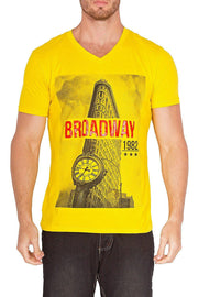 BESPOKE SPORT - Yellow Mens T Shirt - 161553 - www.bespokemoda.com