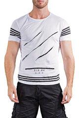 BESPOKE SPORT - White Mens T Shirt - 161576 - www.bespokemoda.com