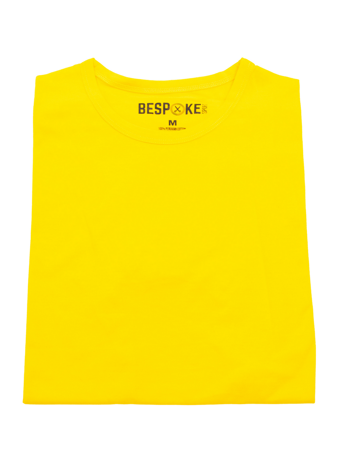 Men's Essentials Crew Neck Solid Yellow