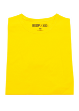 Men's Essentials Crew Neck Solid Yellow