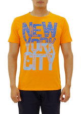 New York City Neighborhoods Graphic Tee Orange