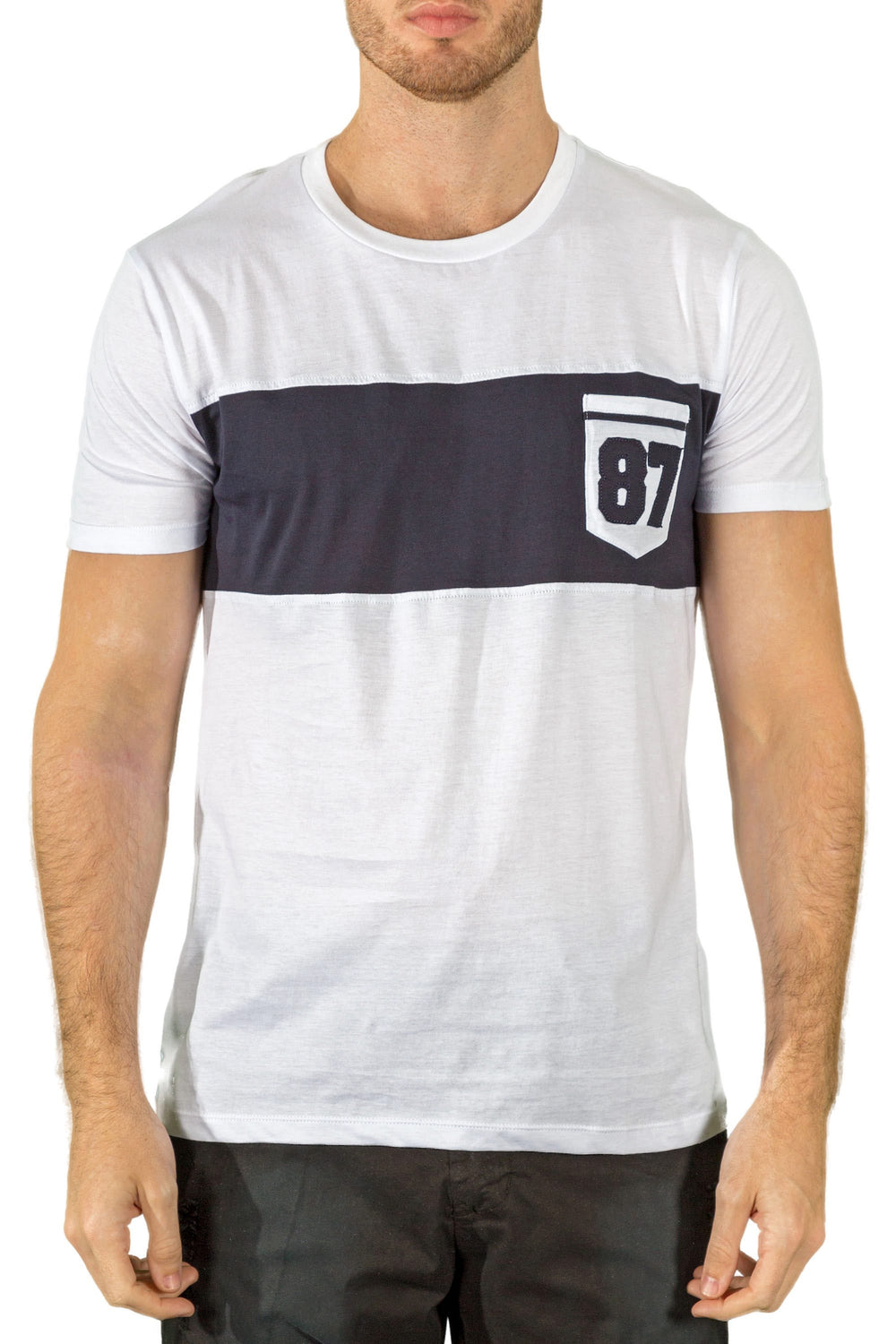 BESPOKE SPORT - White Mens T Shirt - 161649 - www.bespokemoda.com