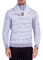 Quarter Zip Pullover Sweater White