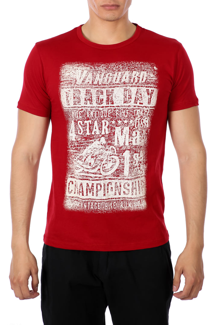 Vanguard Vintage Graphic Tee Red